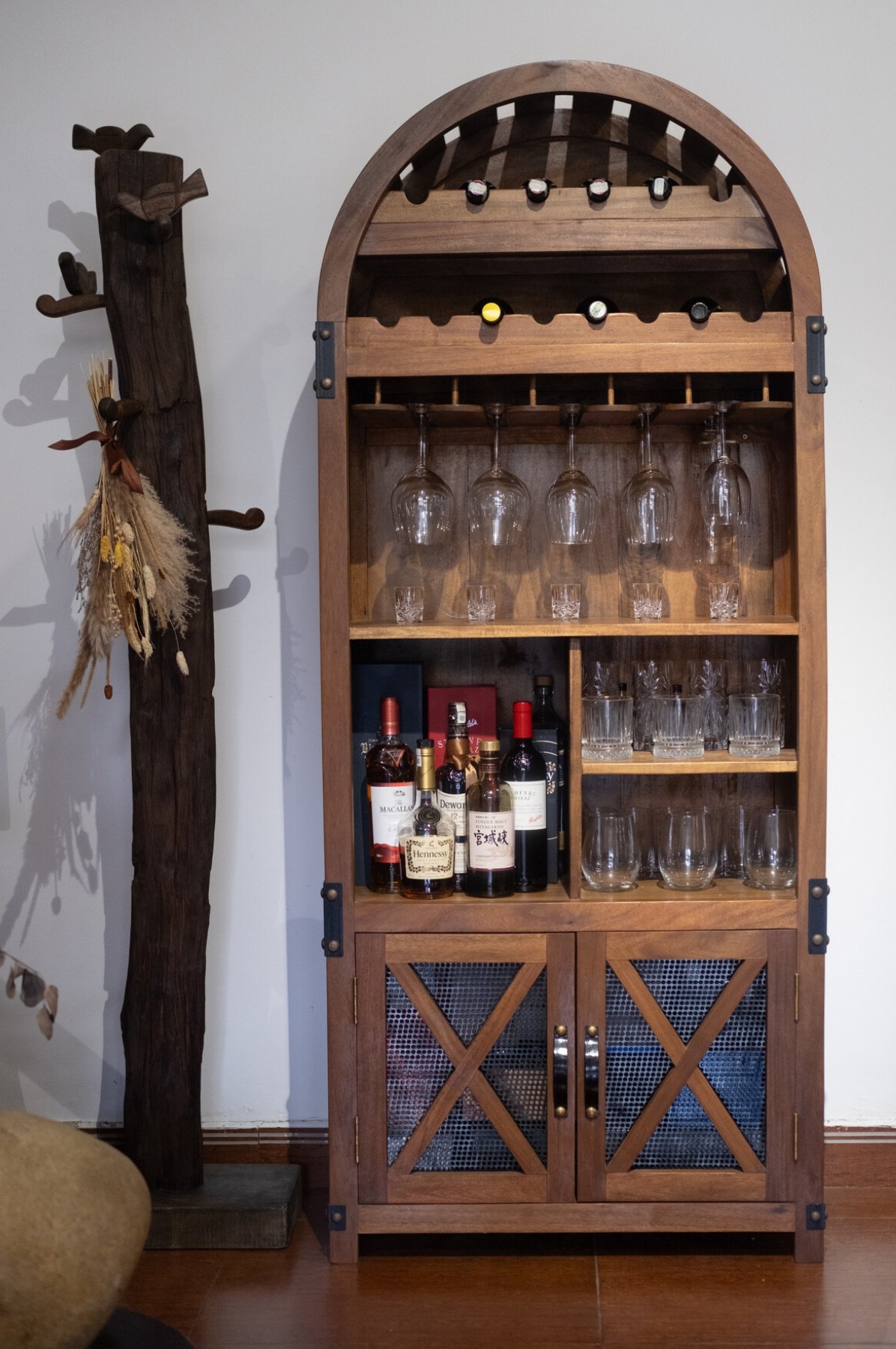 Arched Wine Cabinet